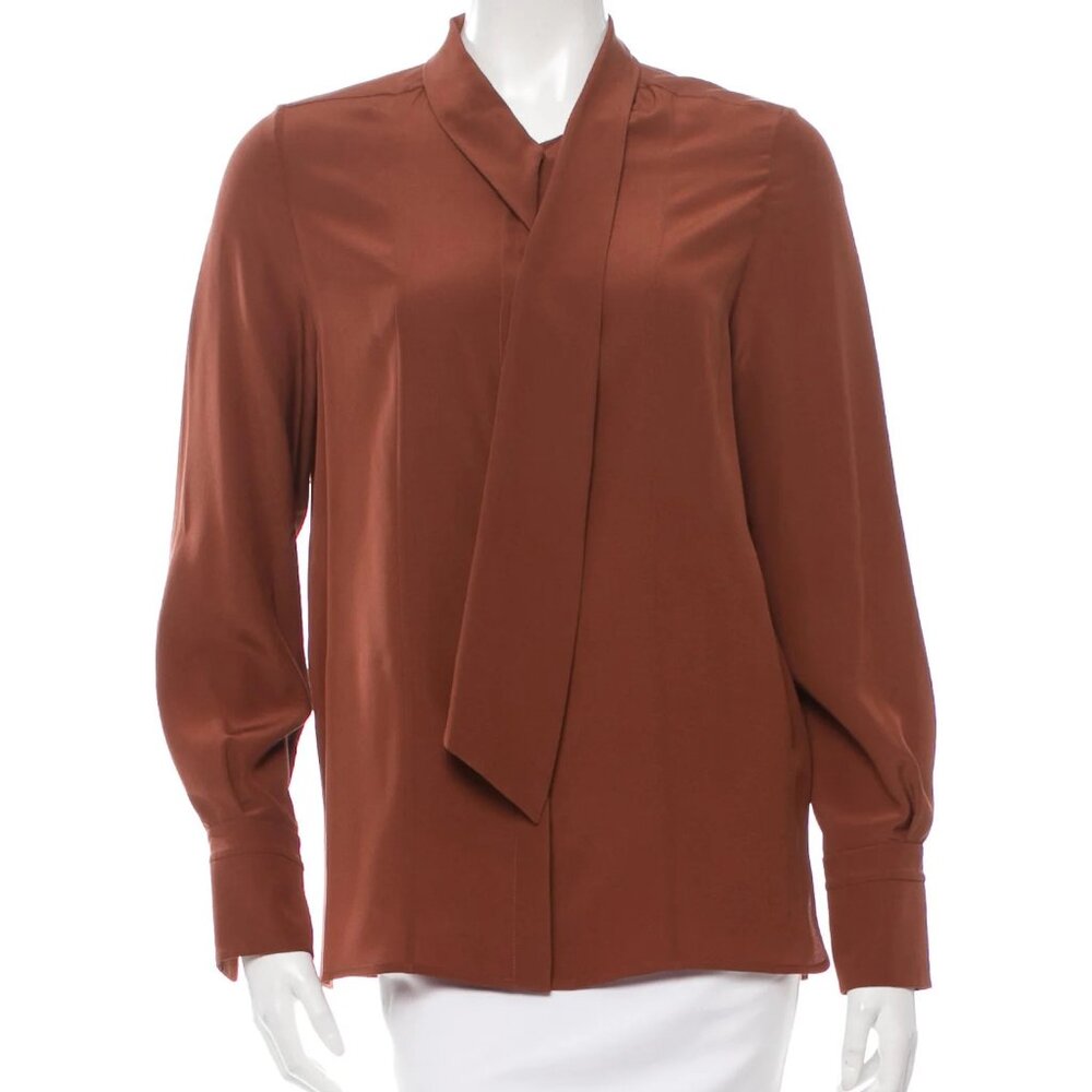 Chloé Silk Button-Up Top - size S /US4 / FR36